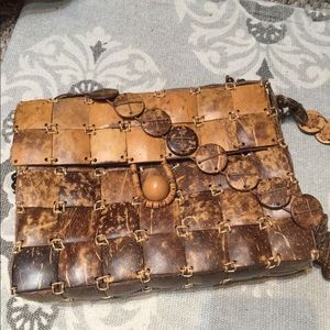 Summer Vibes Coconut Shell Handbag